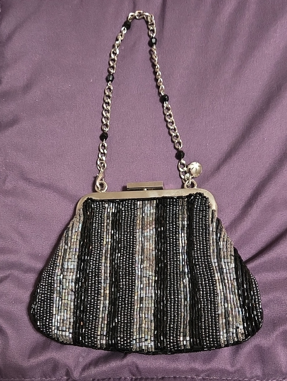 Liz Claiborne Beaded Velvet Mini Purse